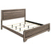 Kauffman California King, E.king, & Queen Panel Bed Washed Taupe - James Furniture (NY)