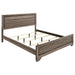 Kauffman California King, E.king, & Queen Panel Bed Washed Taupe - James Furniture (NY)