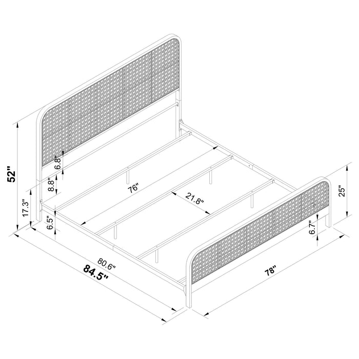 Lanewood Eastern King Bed - James Furniture (NY)