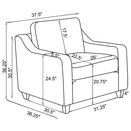 552061 S3 3 PC (SOFA+LOVE+CHAIR) image