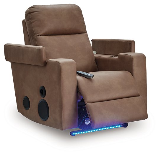 Lorrenton Power Glider Recliner with Audio System - James Furniture (NY)