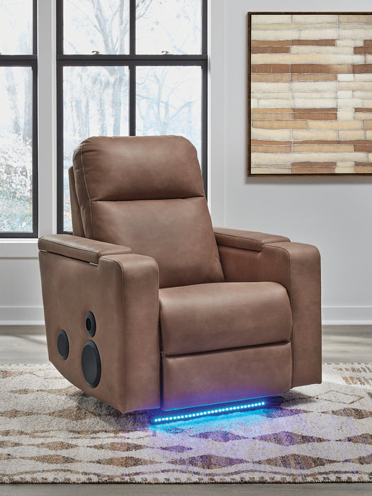 Lorrenton Power Glider Recliner with Audio System - James Furniture (NY)