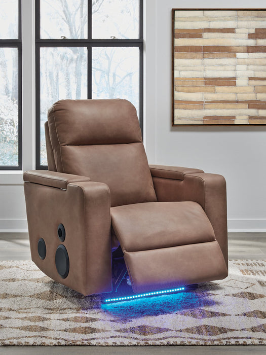 Lorrenton Power Glider Recliner with Audio System - James Furniture (NY)