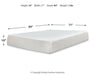 10 Inch Chime Memory Foam Mattress Set - James Furniture (NY)