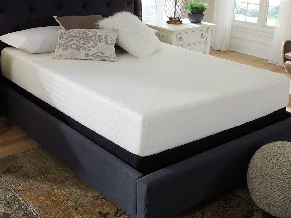 10 Inch Chime Memory Foam Mattress Set - James Furniture (NY)