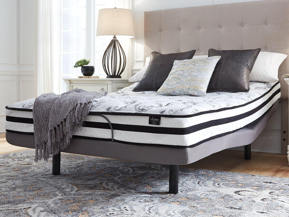 8 Inch Chime Innerspring Mattress Set - James Furniture (NY)