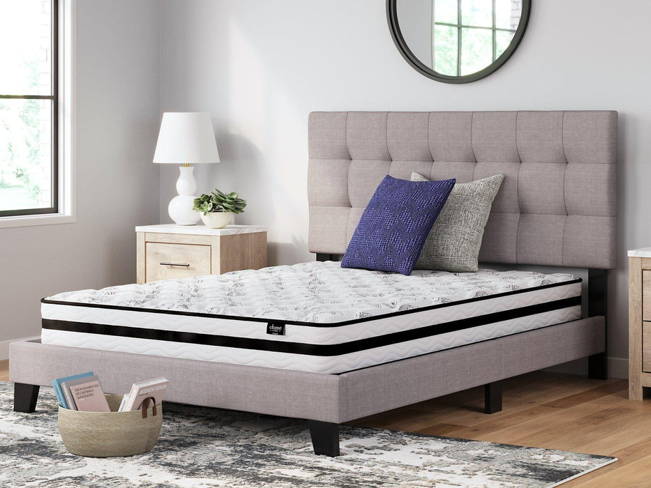 8 Inch Chime Innerspring Mattress Set - James Furniture (NY)