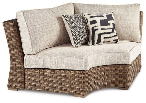 Beachcroft Curved Corner Chair with Cushion image