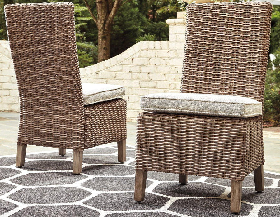 Beachcroft Outdoor Side Chair with Cushion (Set of 2)