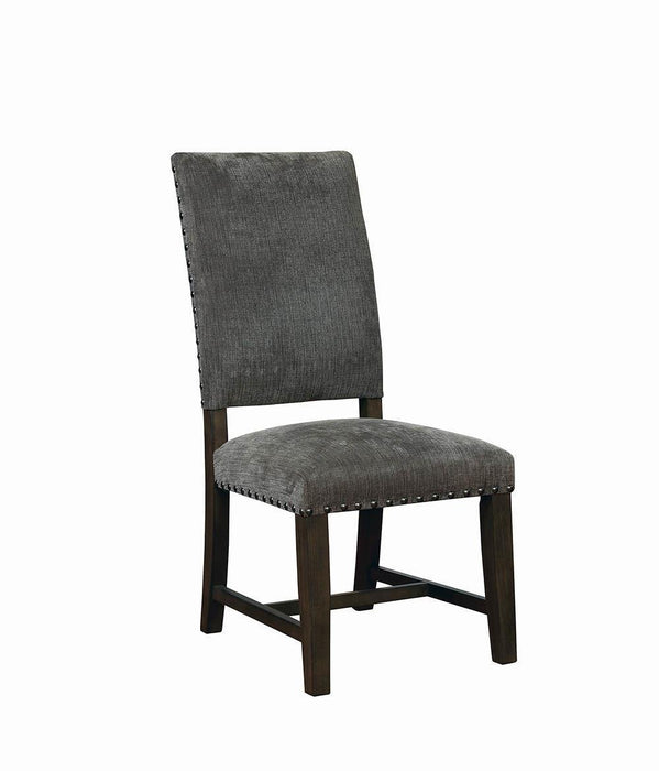 Twain Upholstered Side Chairs Beige (Set of 2)