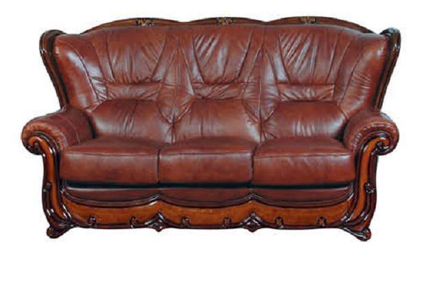 ESF Furniture 100 Sofa in Chestnut Brown
