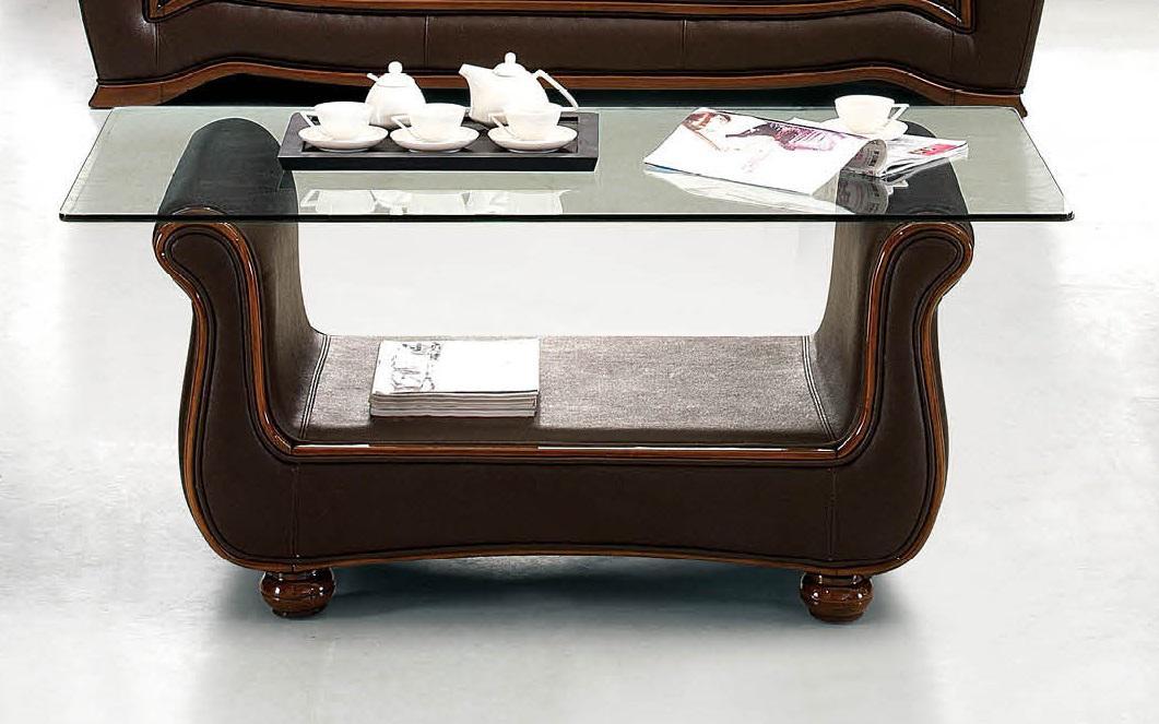 ESF Furniture 262 Coffee Table in Chocolate Brown