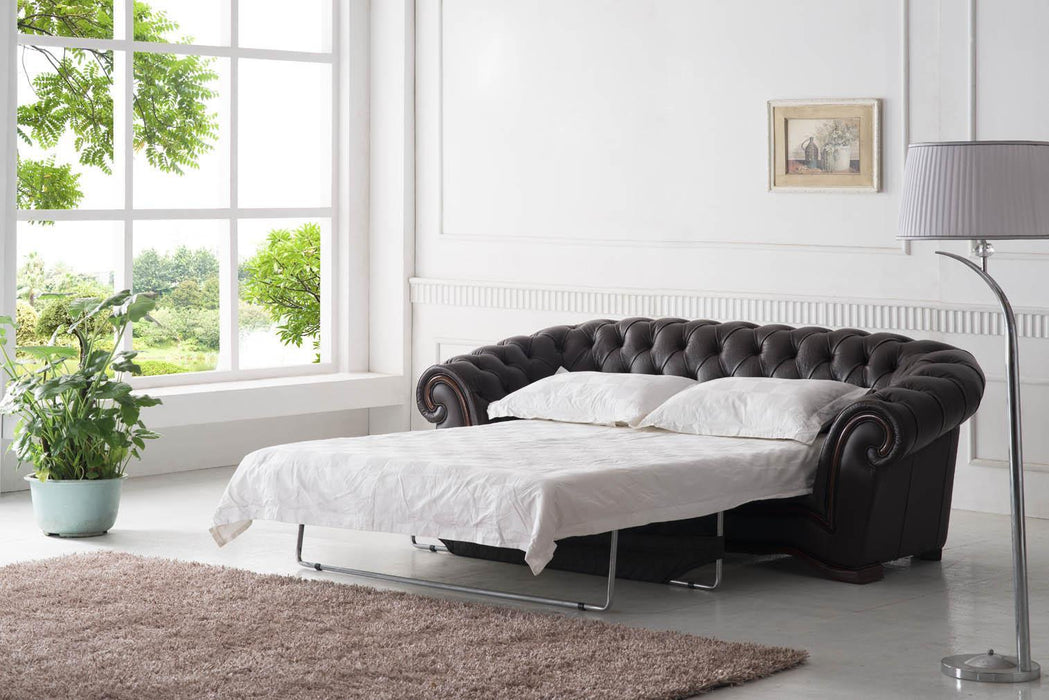 ESF Furniture 262 Sofa Bed in Chocolate Brown