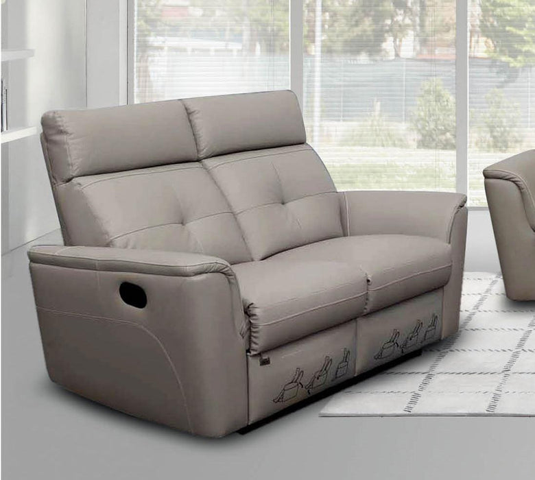 ESF Furniture 8501 Loveseat w/ Recliners in Stone