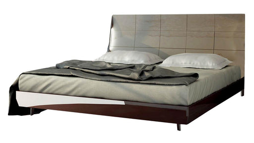ESF Furniture Barcelona Queen Platform Bed in Dark Brown image