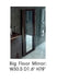 ESF Furniture Barcelona Standing Mirror in Dark Brown image