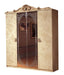 ESF Furniture Barocco 4-Door Wardrobe in Ivory image