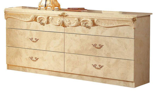 ESF Furniture Barocco Double Dresser in Ivory image