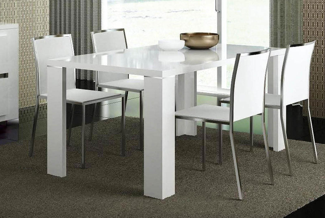 ESF Furniture Elegance Dining Table in White
