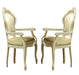 ESF Furniture Leonardo Arm Chair in Ivory (Set of 2) image