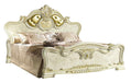 ESF Furniture Leonardo King Upholstered Panel Bed in Ivory image