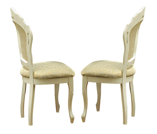 ESF Furniture Leonardo Side Chair in Ivory (Set of 2) image