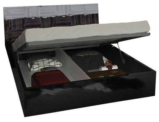 ESF Furniture Marbella Queen Platform with Storage Bed in Black image