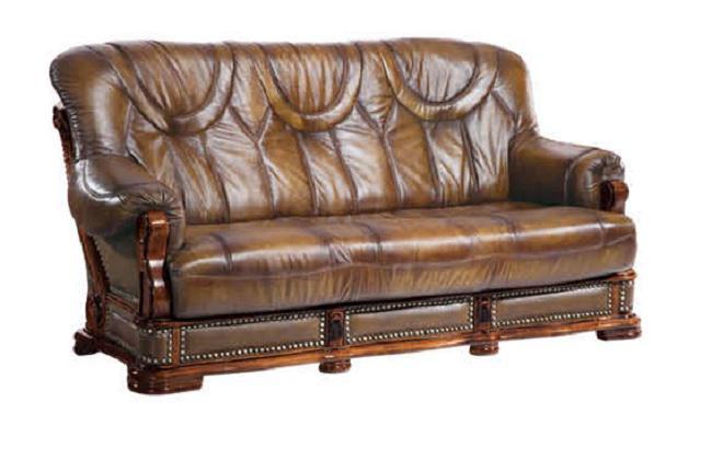 ESF Furniture Oakman Sofa w/ Sleeper in Rich Brown