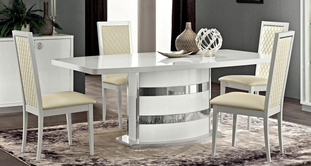 ESF Furniture Roma Dining Table in White
