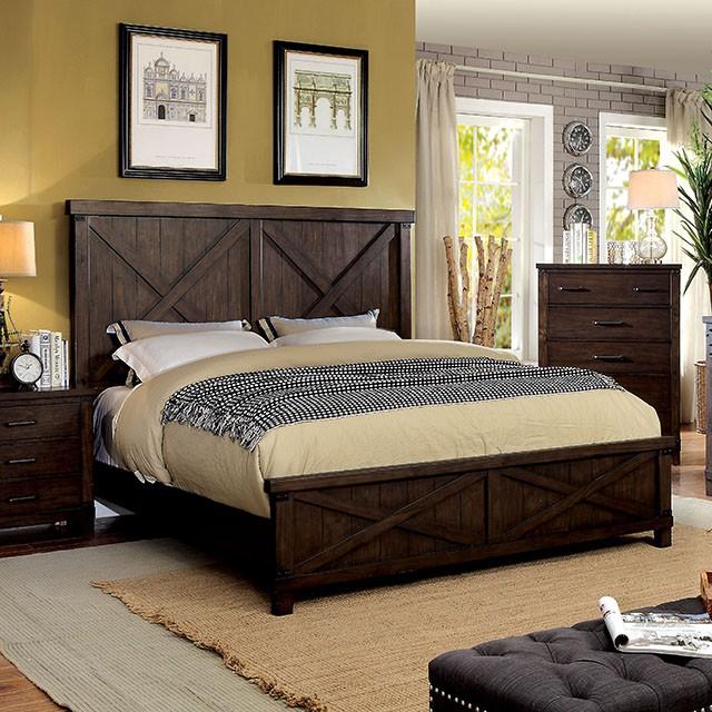 Bianca Bed Brown & Gray