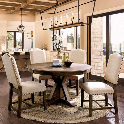 Julia Light Oak Round Dining Table image
