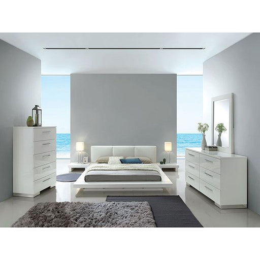 Christie Glossy White Cal.King Bed image
