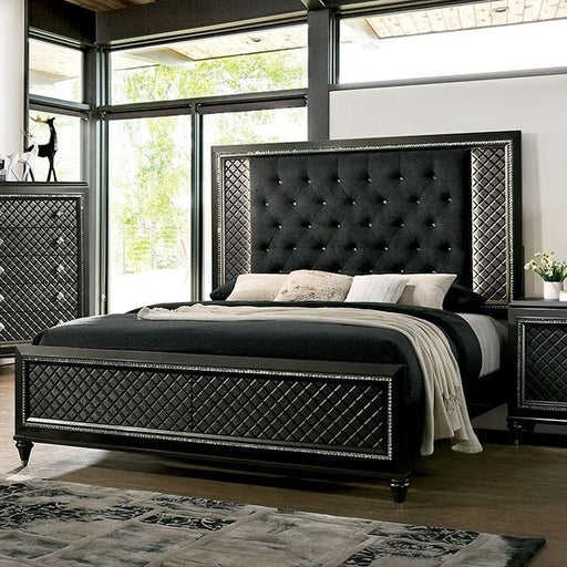 Demetria Metallic Gray Cal.King Bed image