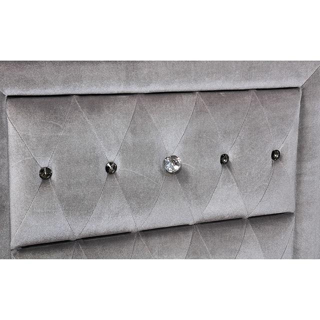 Alzir Night Stand Gray