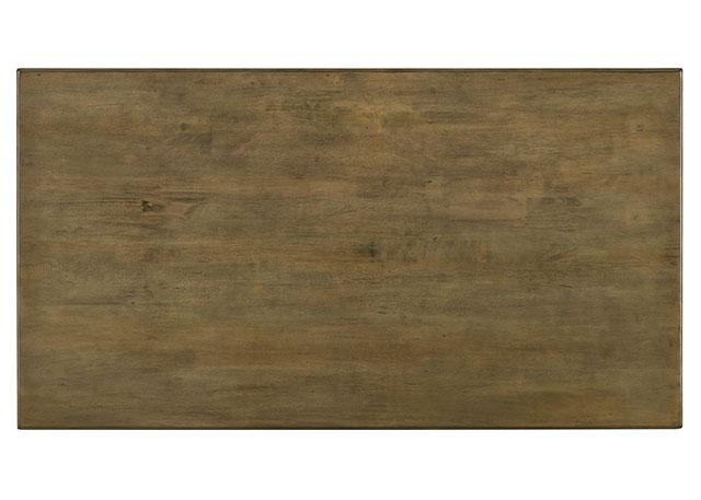 ST GALLEN Dining Table, Natural Tone/Light Gray