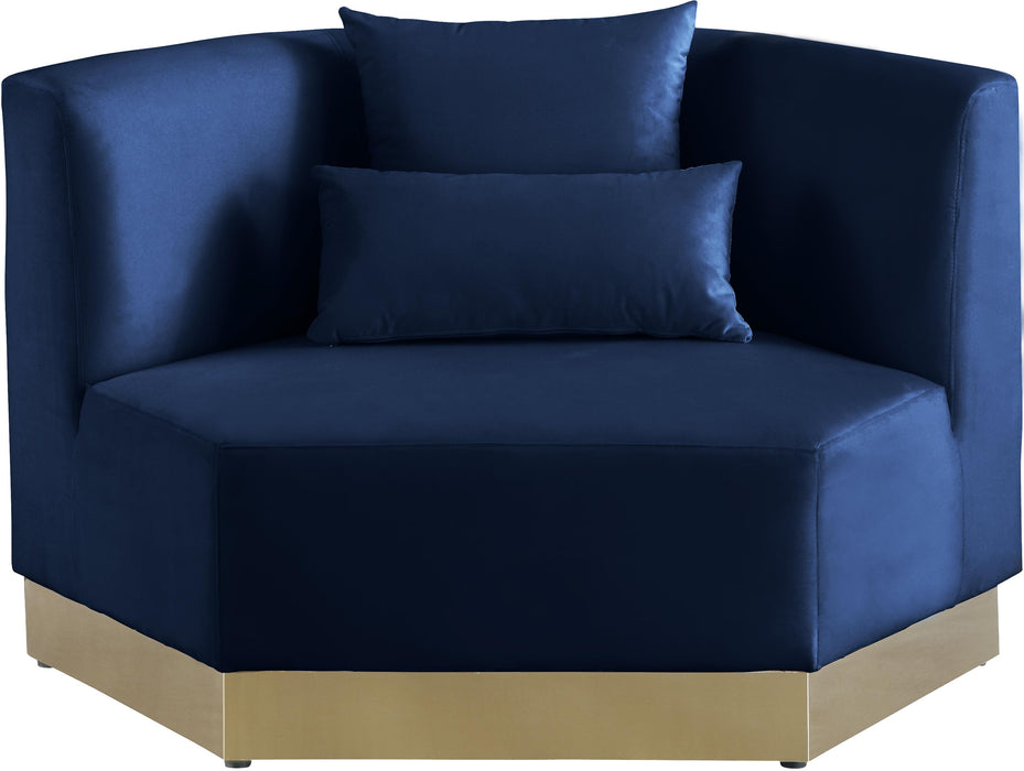Marquis Navy Velvet Chair