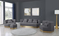 Marquis Grey Velvet Sofa - James Furniture (NY)