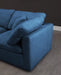 Plush Navy Velvet Standard Cloud Modular Sectional - James Furniture (NY)
