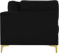 Julia Black Velvet Modular Sofa (4 Boxes) - James Furniture (NY)