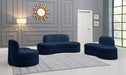 Mitzy Navy Velvet Sofa - James Furniture (NY)