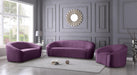 Riley Purple Velvet Loveseat - James Furniture (NY)