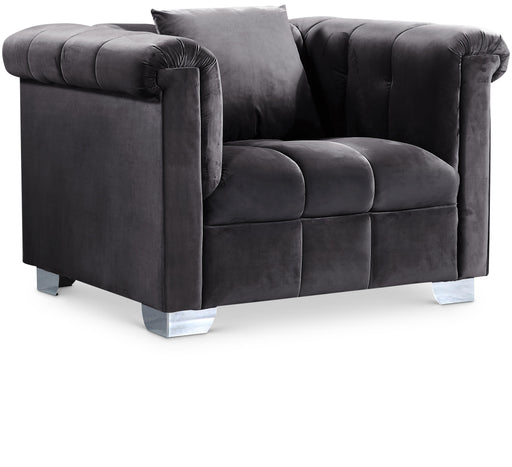 Kayla Grey Velvet Chair image