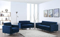 Lola Navy Velvet Sofa - James Furniture (NY)
