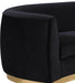 Julian Black Velvet Sofa - James Furniture (NY)