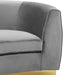 Julian Grey Velvet Loveseat - James Furniture (NY)