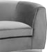 Julian Grey Velvet Loveseat - James Furniture (NY)