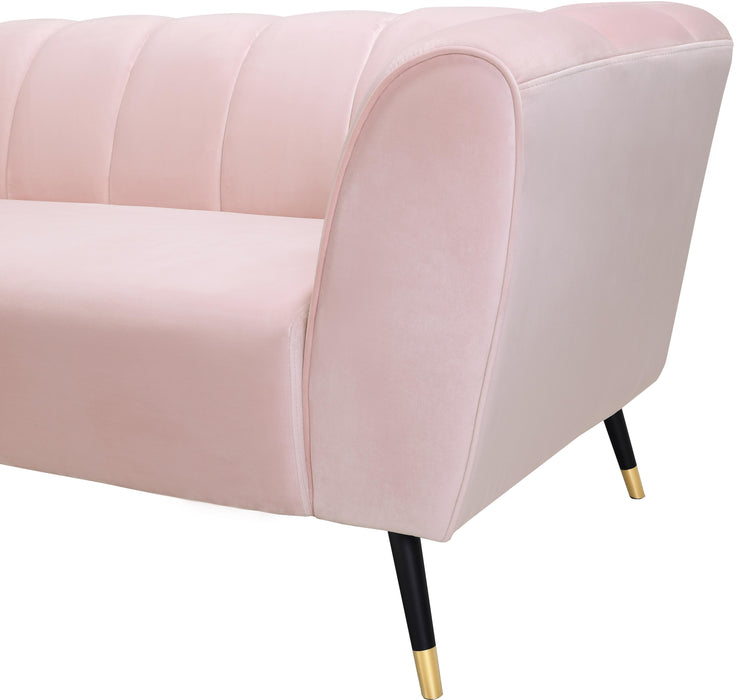 Beaumont Pink Velvet Sofa - James Furniture (NY)