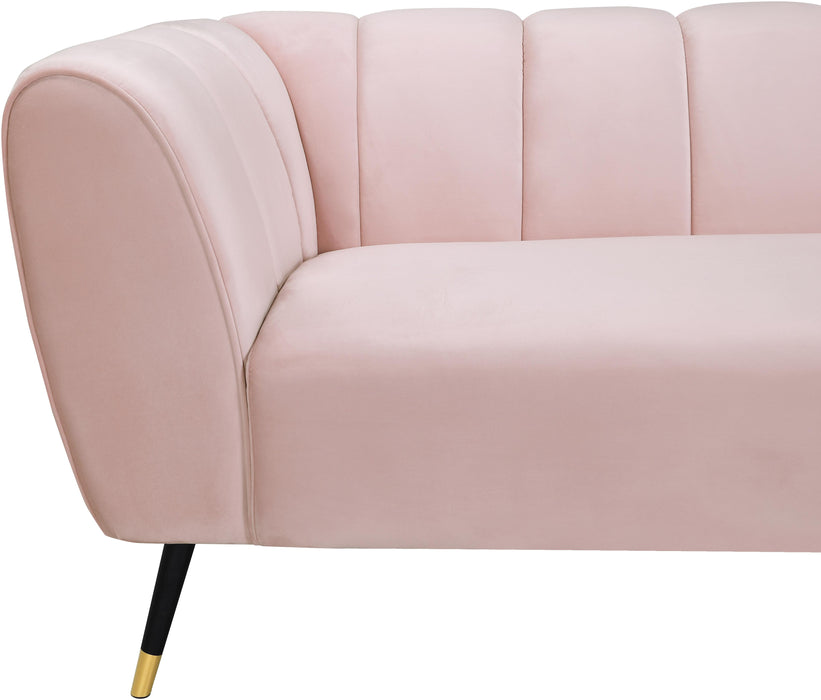 Beaumont Pink Velvet Sofa - James Furniture (NY)
