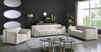 Naya Cream Velvet Loveseat - James Furniture (NY)