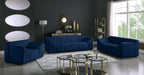 Naya Navy Velvet Loveseat - James Furniture (NY)